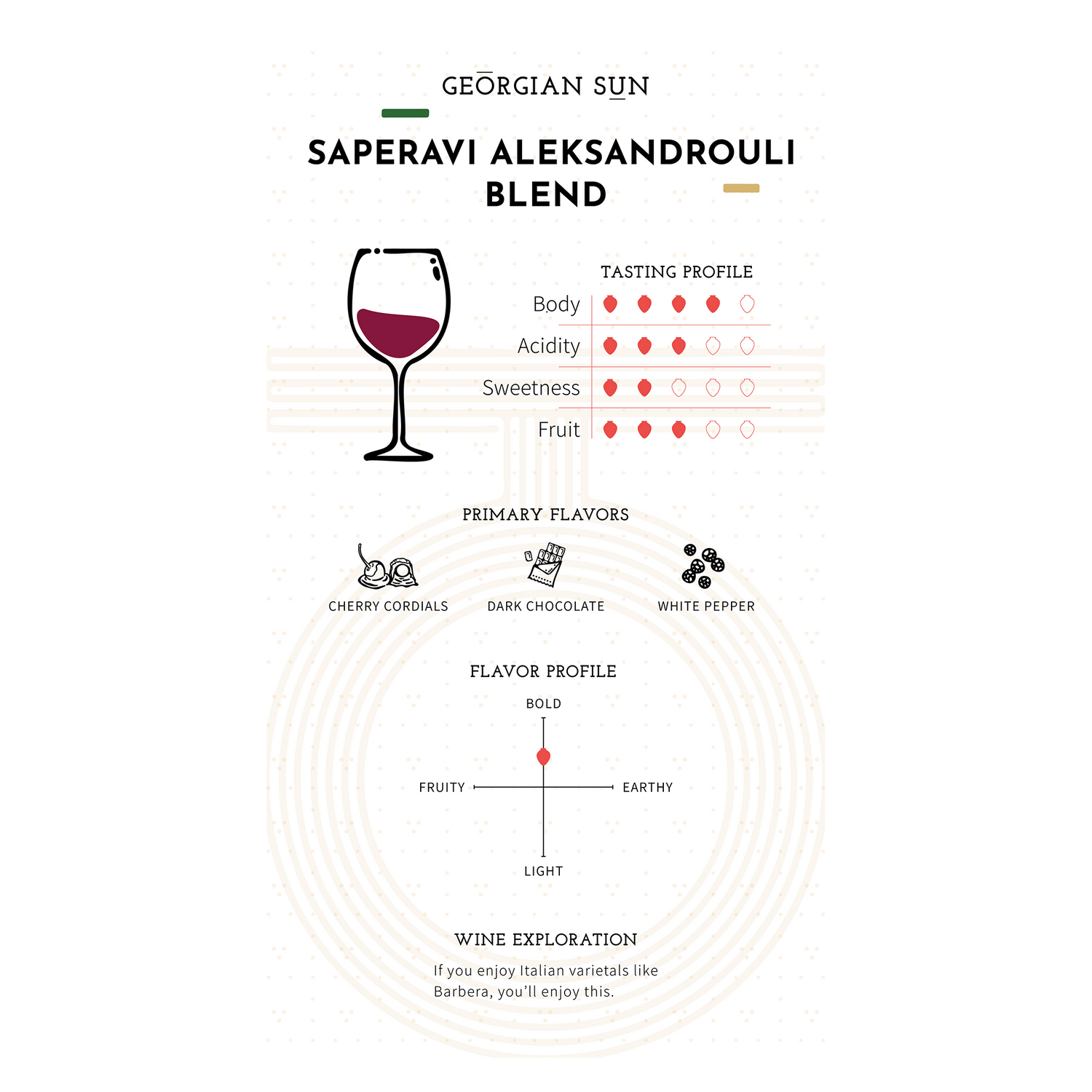 Georgian Sun Saperavi-Aleksandrouli 2021