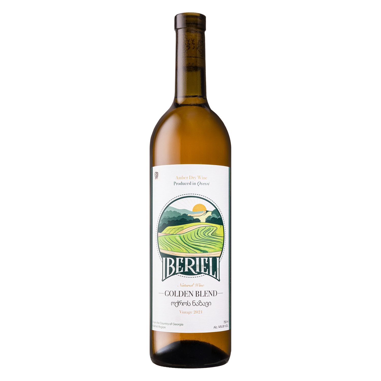 Iberieli Golden Blend 2022 (Rkatsiteli, Mtsvane, Kisi, Khikhvi) Qvevri Dry Amber (Orange)