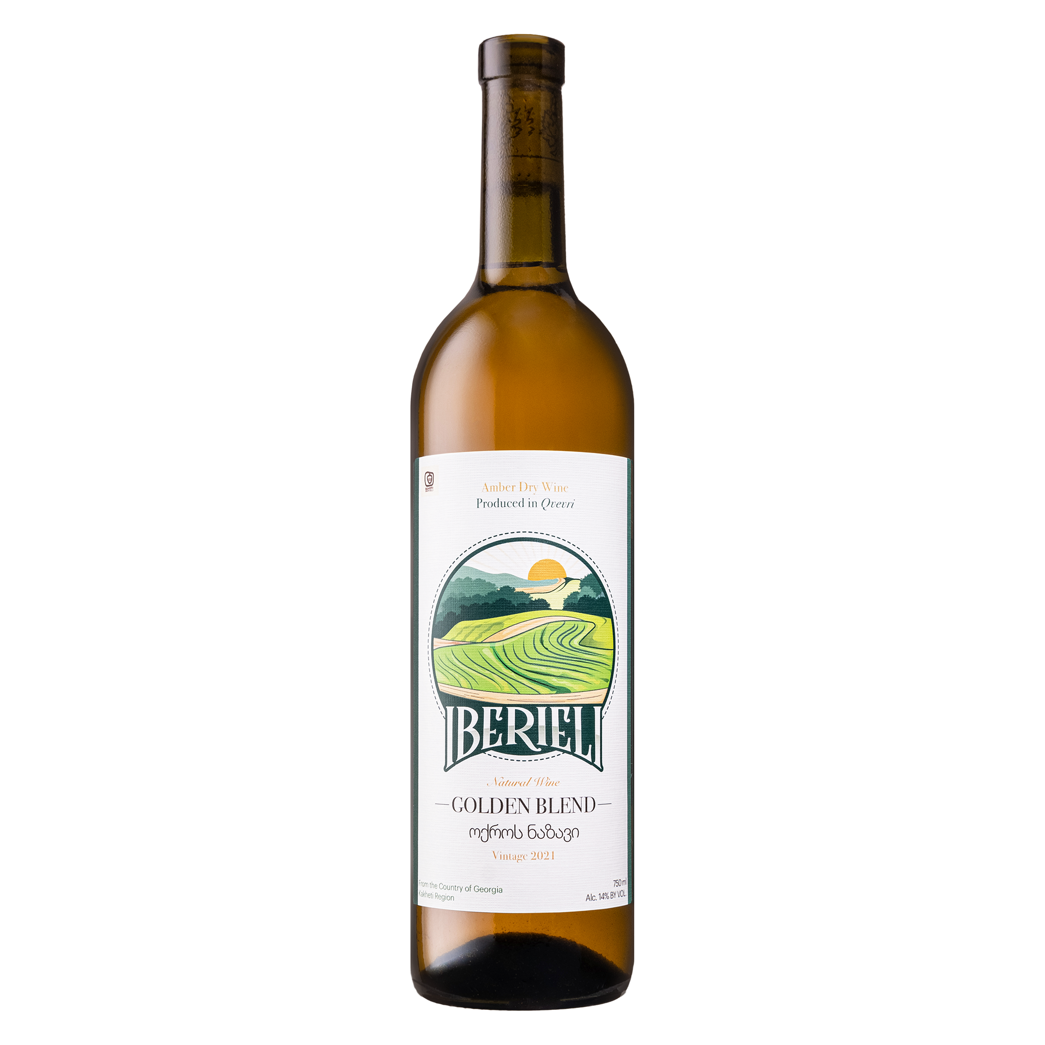 Iberieli Golden Blend 2022 (Rkatsiteli, Mtsvane, Kisi, Khikhvi) Qvevri Dry Amber (Orange)