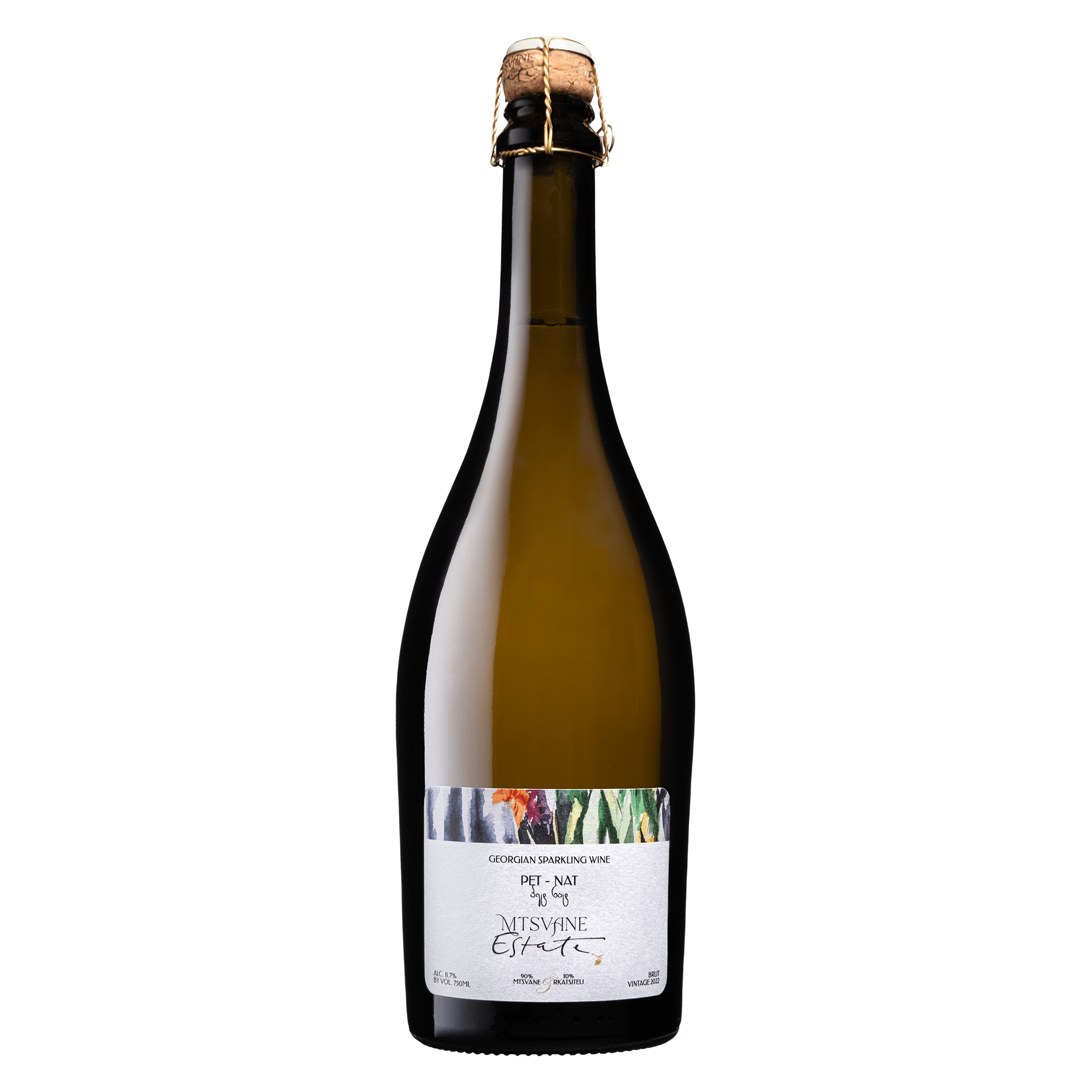 Mtsvane Estate Georgian Sparkling - Pet - Nat Mtsvane & Rkatsiteli 2022 - Ghvinos Wines