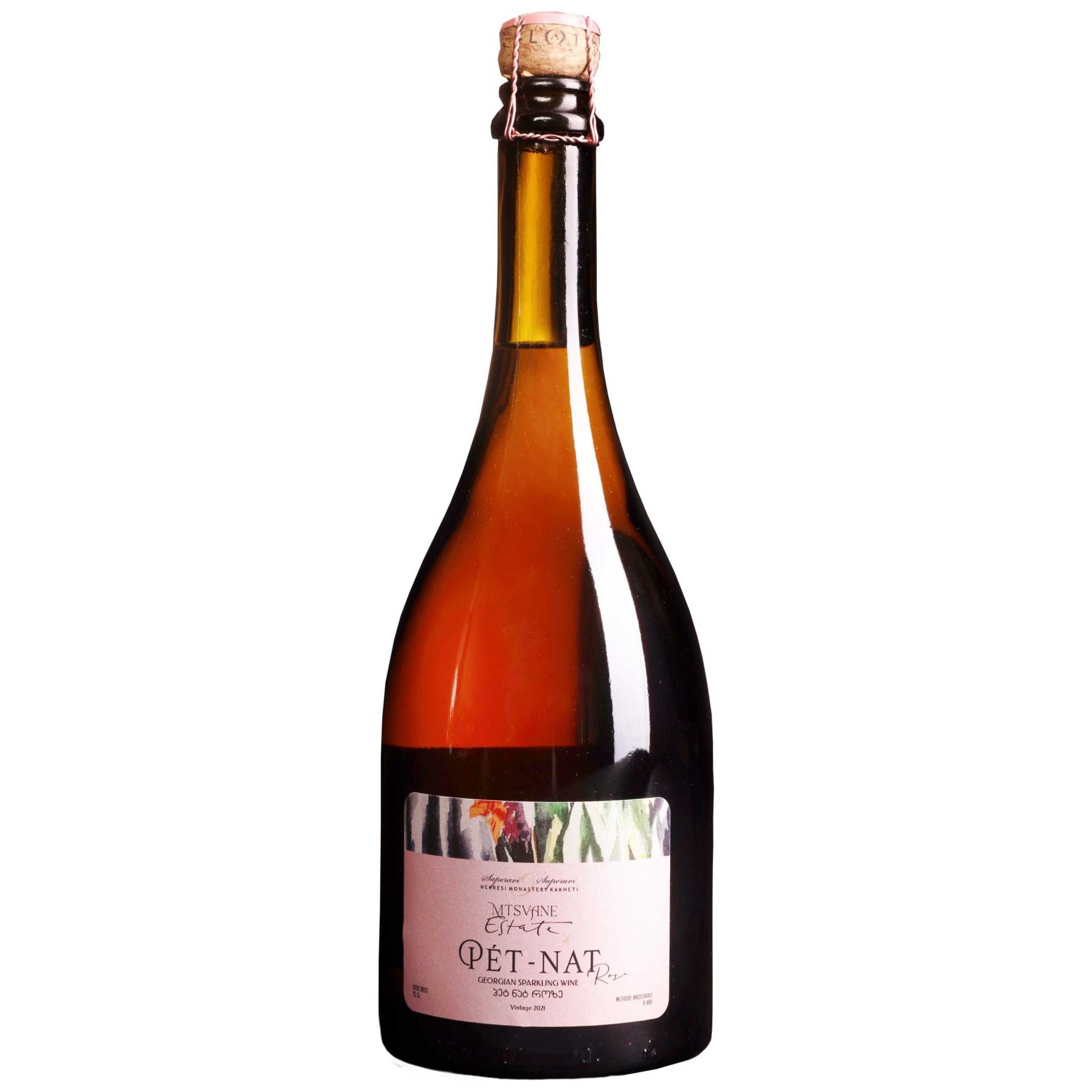 Georgian Sparkling Pet-Nat Saperavi Rose 2021