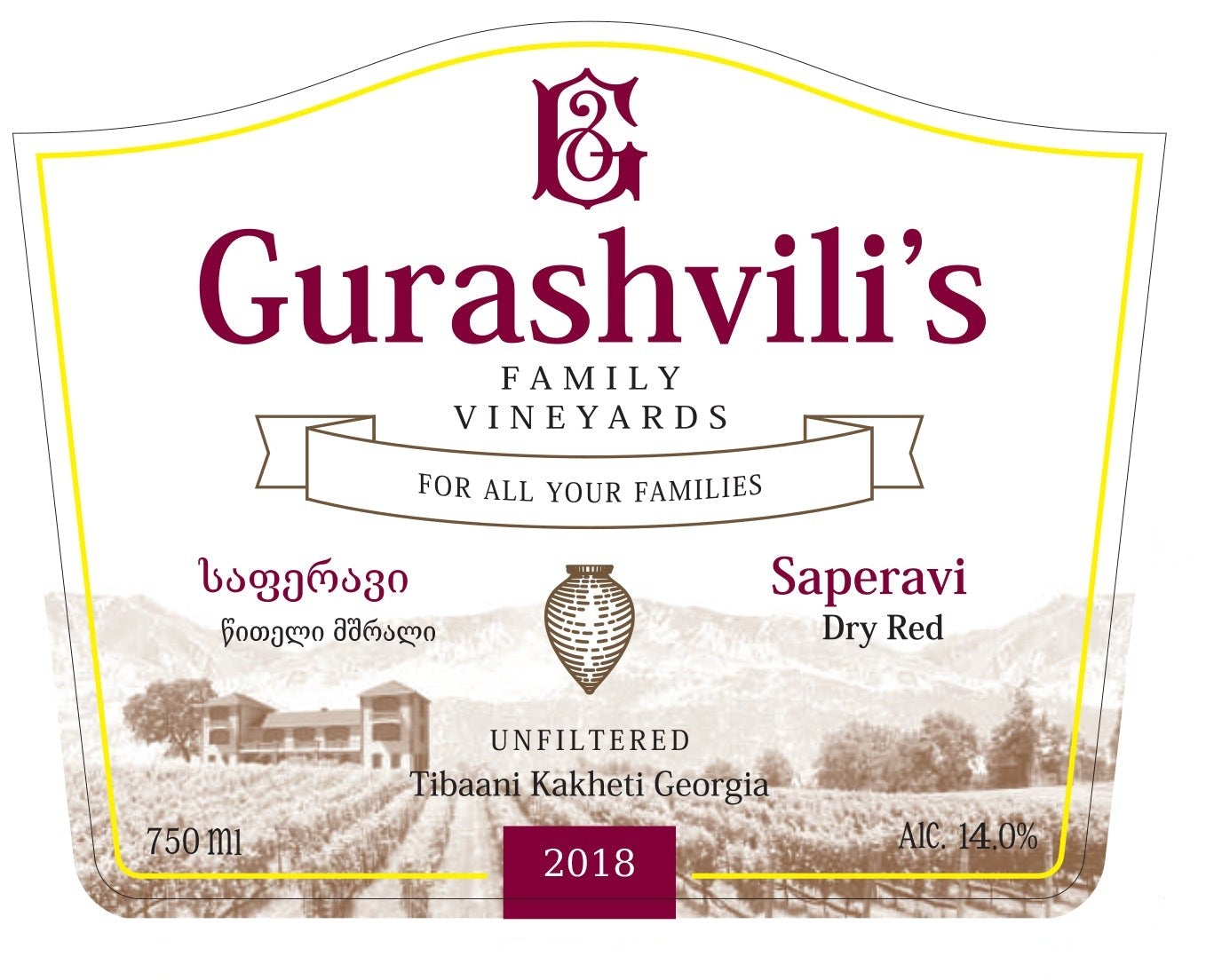 Gurashvili's Family Vineyards - Ghvinos Wines
