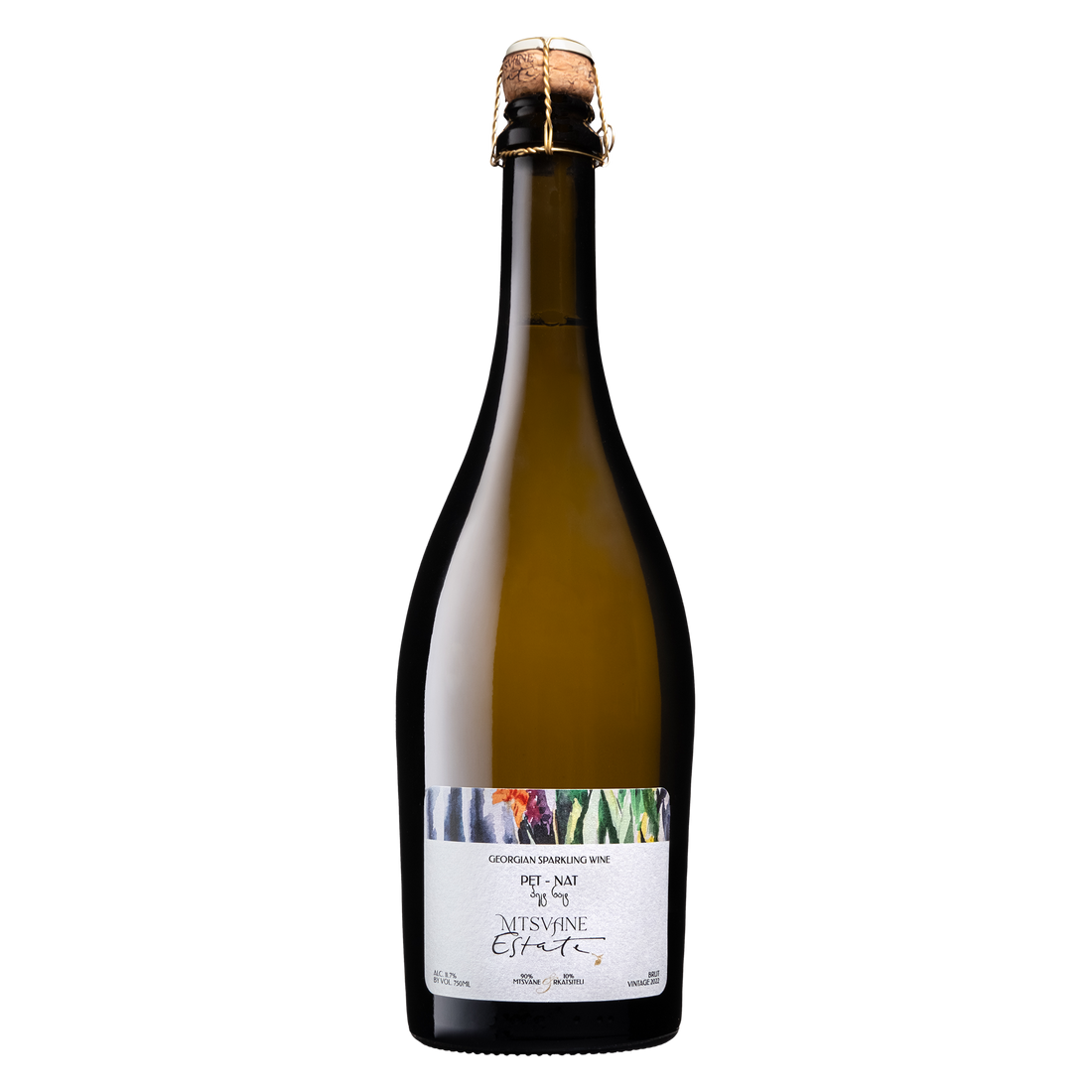 Mtsvane Estate Georgian Sparkling - Pet-Nat Mtsvane & Rkatsiteli 2022