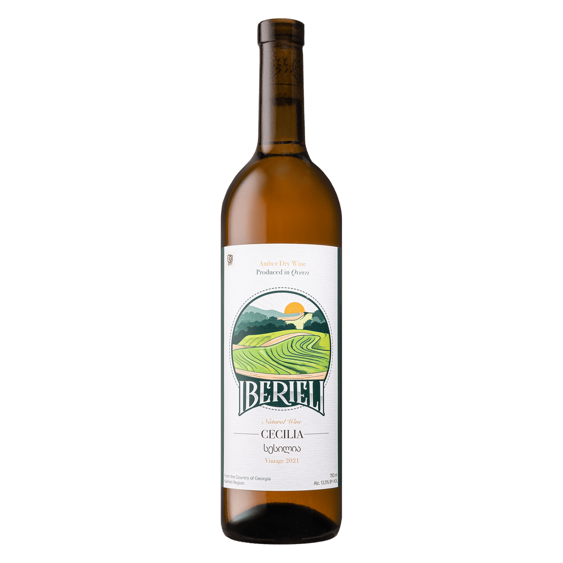 Iberieli Cecilia 2022 (Rkatsiteli, Mtsvane) Qvevri Dry Amber (Orange) Wine - Ghvinos Wines