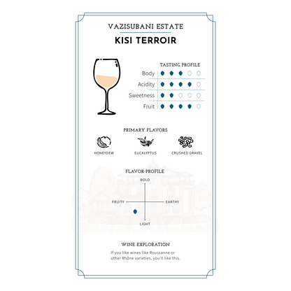 Vazisubani Estate: Estate Collection Kisi 2020 - Ghvinos Wines