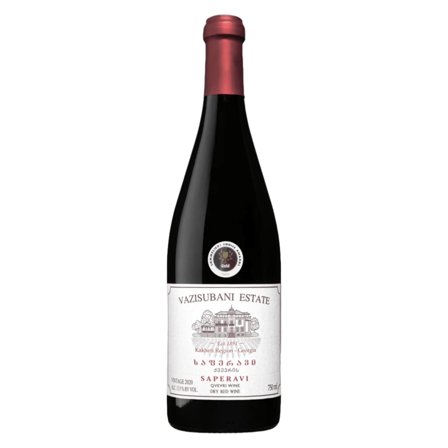 Vazisubani Estate Saperavi Dry Red 2021 - Ghvinos Wines