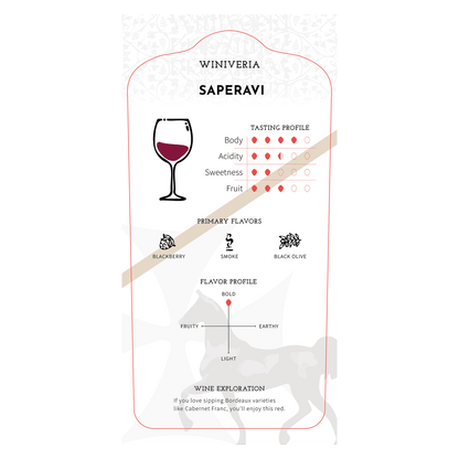Winiveria Saperavi 2021 - Ghvinos Wines